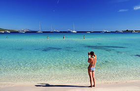 La spiaggia di Sakarun